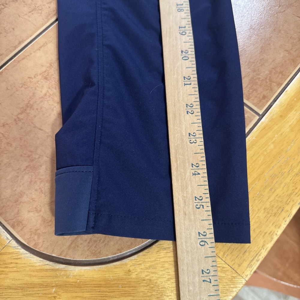 Polo Golf Ralph Lauren Mens Sz L Blue Bi-Swing Packable Windbreaker Jacket Logo - Picture 10 of 12